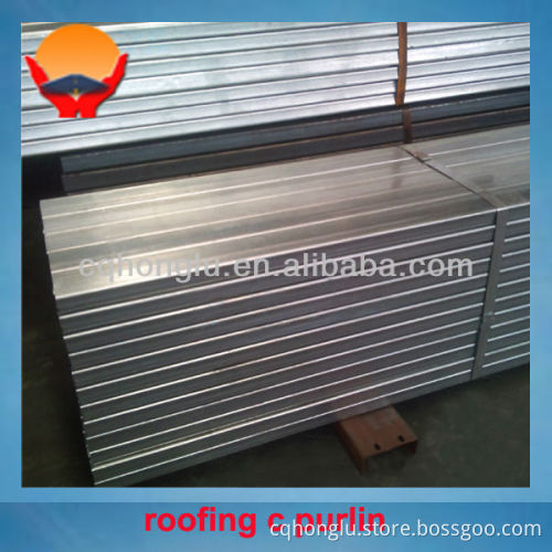 Iron steel construction roofing C purline